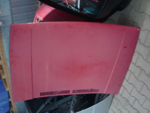 Motorhaube VW Golf 4 IV rot